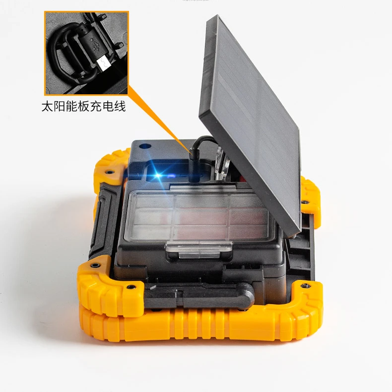 Портативная лампа вспышка мощностью 50 Вт перезаряжаемый от USB светодиодный