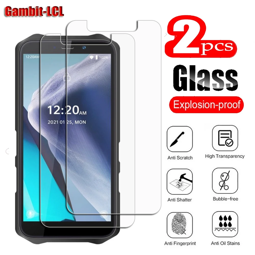 

2PCS Original 9H HD Protective Tempered Glass For Oukitel WP12 Pro 5.5" WP12Pro Phone Screen Protector Protection Cover Film