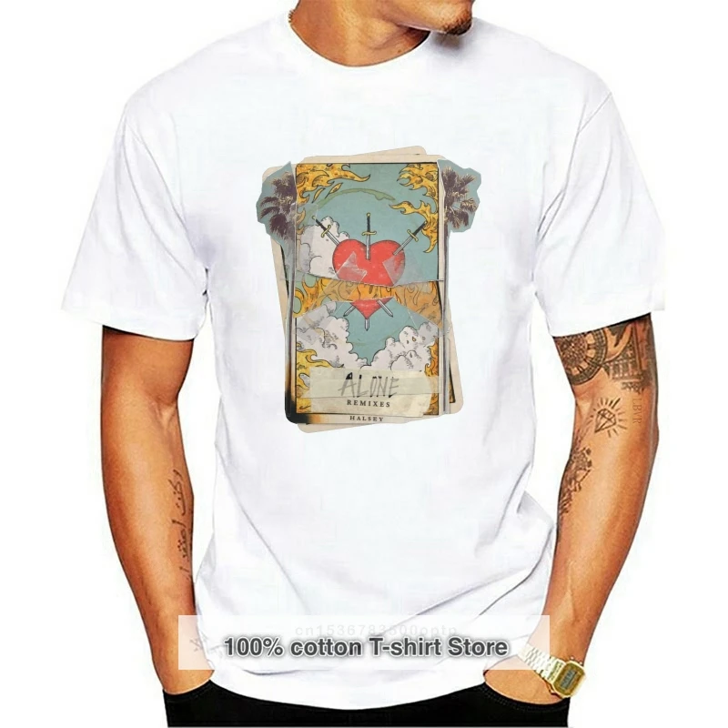 

LutherStamm Halsey Alone Casual Men's Big & Tall Lightweight Crewneck Tshirt