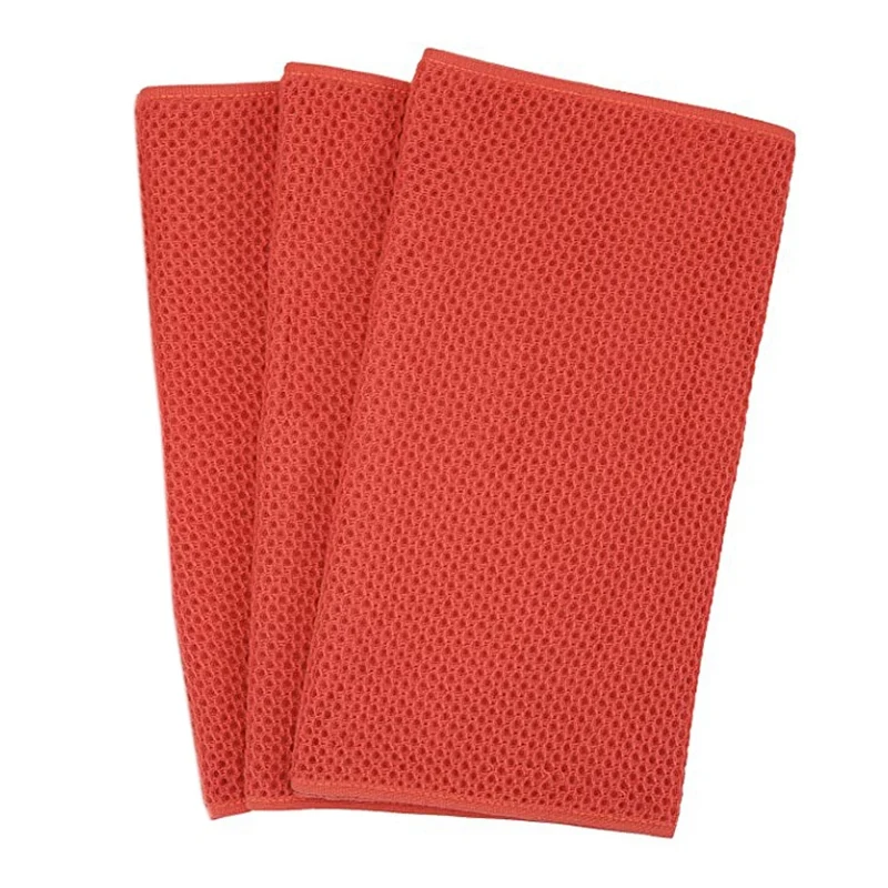 3-Piece Cotton Kitchen Cutlery Cloth Woven Soft Absorbent Quick-Drying Towel | Дом и сад
