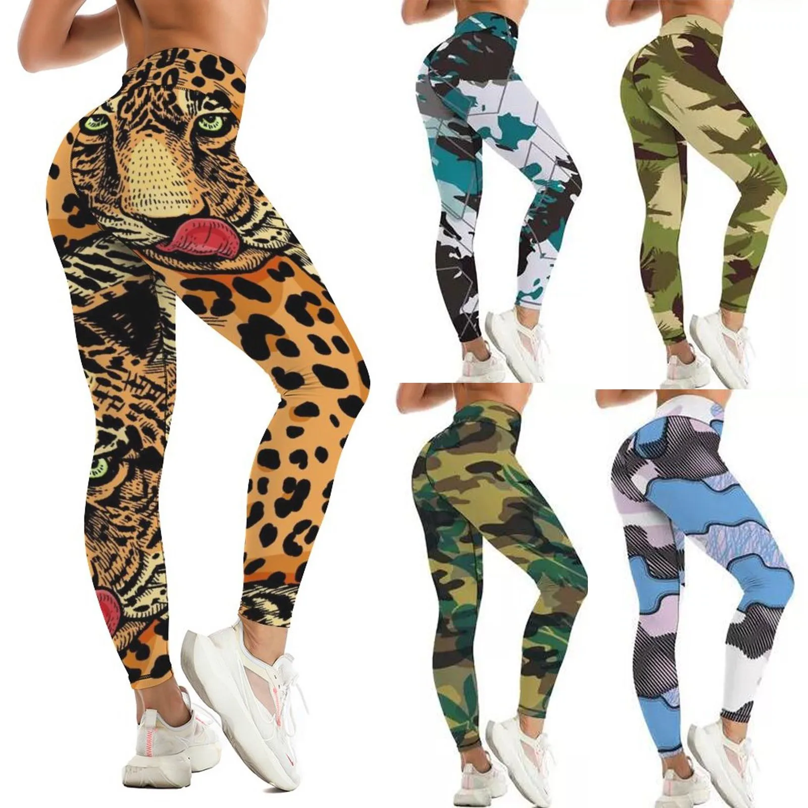 Спортивные Леггинсы женские штаны для йоги одежда тренировок и фитнеса бега