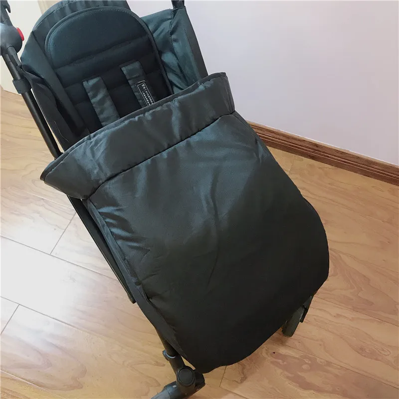 Черный Yoya чехол для ног гетры чехол для yoyo Детские коляски Аксессуары Yuyu коляска Зимняя коляска муфта для коляски - Цвет: Черный