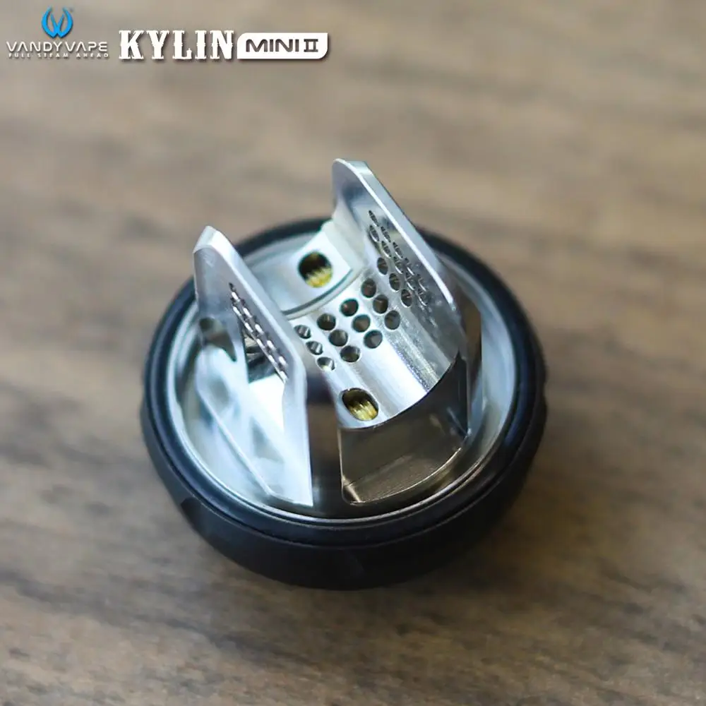 Оригинальный Vandy Vape Kylin Mini V2 RTA бак 5 мл сплавленная катушка Клэптона 0 3 Ом с верхним