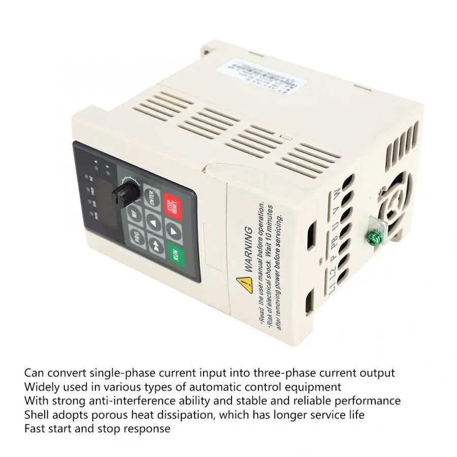 110V 0.4KW 5A VFD преобразователь частоты однофазный вход 3 фазный выход PAM Инвертор управления