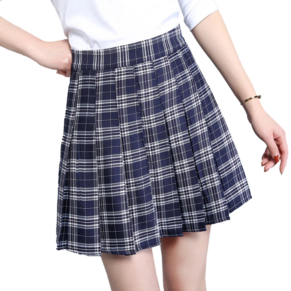 Мини юбка женская клетчатая в стиле харадзюку|Женские юбки| |