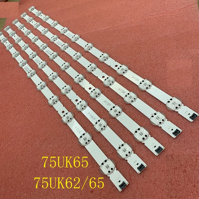 LED Backlight Strips For LG 75UK6500PLA 75UK6200PLB 75UK6570PUB AGM76249101 SSC_TRIDENT_75UK65_S 75UK62/65 SVL750A24 75UK6190PUB