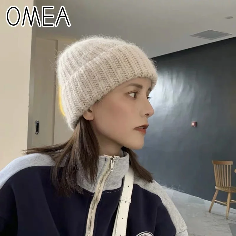 Зимняя шапка OMEA из Ангорского меха кролика Женская шерстяная Мужская Подарочная