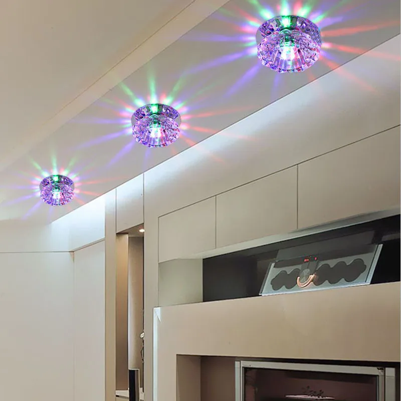 Потолочная лампа хрустальная 3 Вт/5 Вт для гостиной хрустальные светодиодные