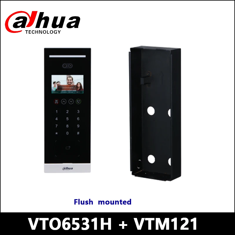 Dahua распознавание лица дверная станция VTO6531H 4 3-дюймовый IPS дисплей Поддержка