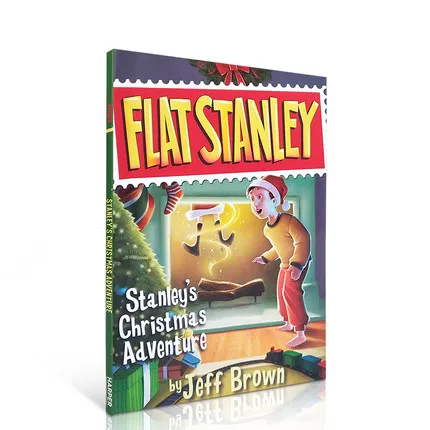 Original Popular Books Flat Stanley Stanley's Christmas Adventure Colouring English Activity Picture Book