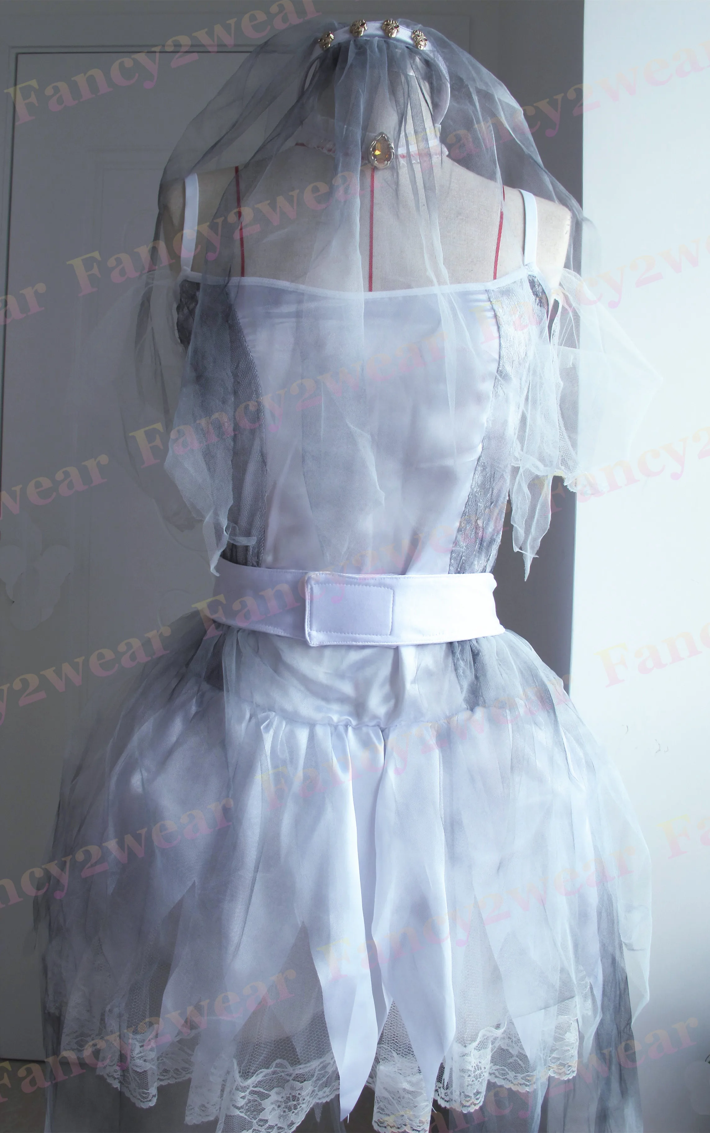 Платье вампира Utmeon с зомби декорированное стиль невесты костюмы на Хэллоуин для