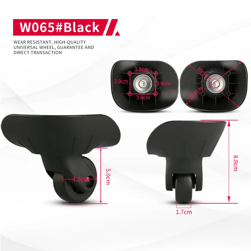 Universal wheel Compatible with Hangshang A-03 accessories suitcase casters luggage accessories replacement shock absorption