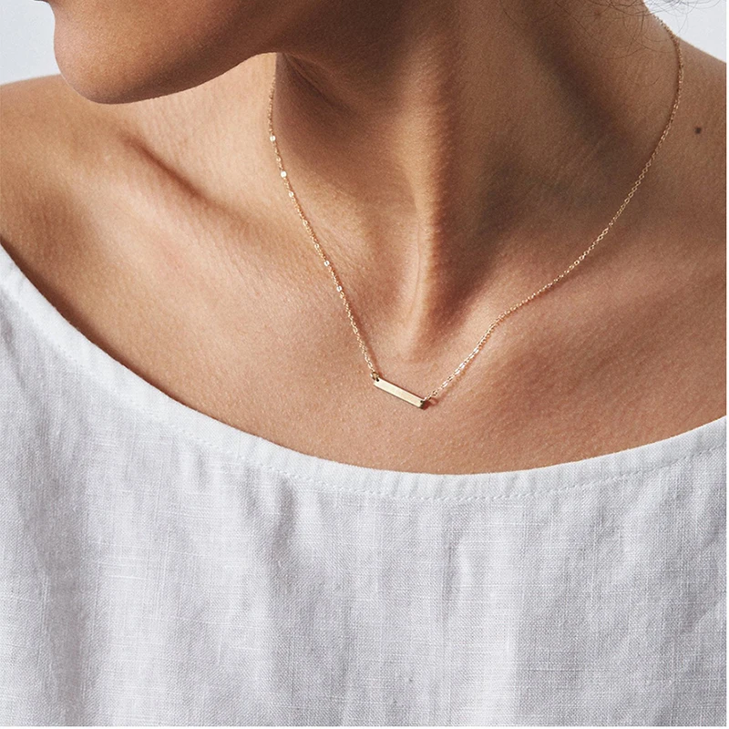 Ожерелье женское сделай сам на заказ корейский стиль панк минималистичное