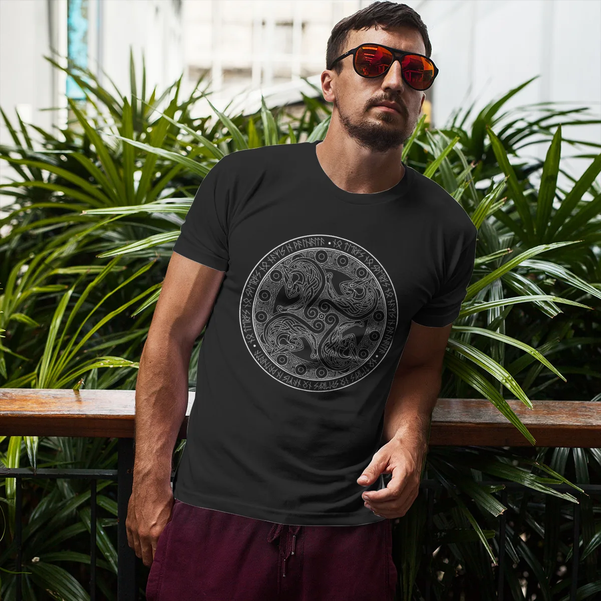 

No Nazis in Valhalla (Dark) Men's short-sleeved t-shirt Novelty R339 T-shirts USA Size