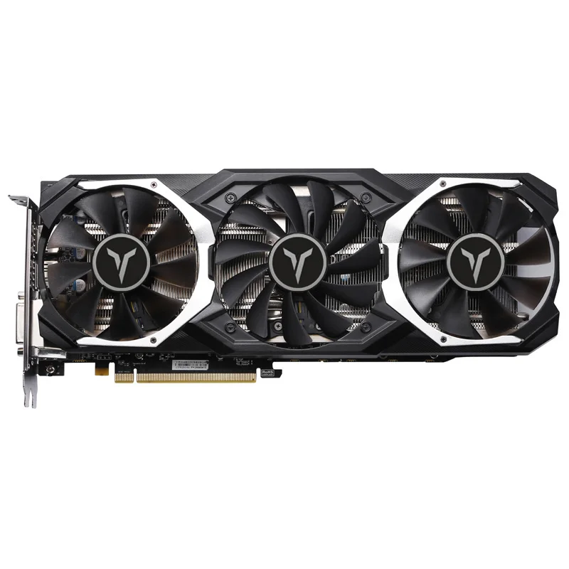 Yeston Radeon RX580 8 ГБ GDDR5 PCI Express x16 3,0 видеоигровая видеокарта внешняя видеокарта для рабочего стола