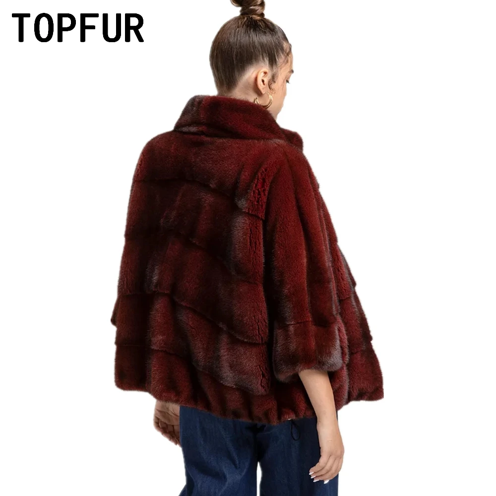 Пальто с натуральным мехом Женское зимнее пальто натуральный белый норковый мех