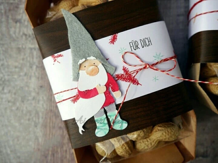 Рождественская металлическая режущая штампа эльфа трафарет для скрапбукинга