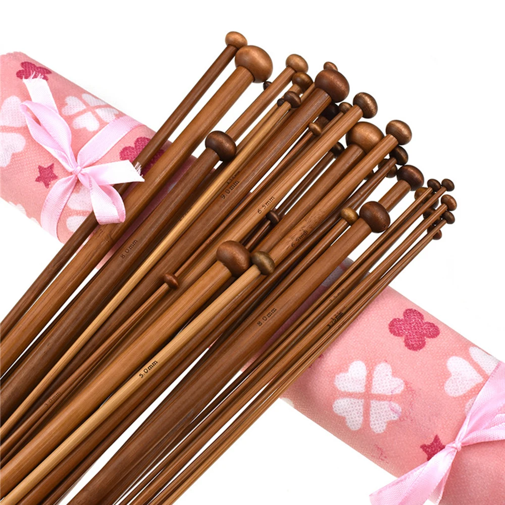 36 шт./компл. бамбуковые спицы для вязания крючком начинающих и профессиональных
