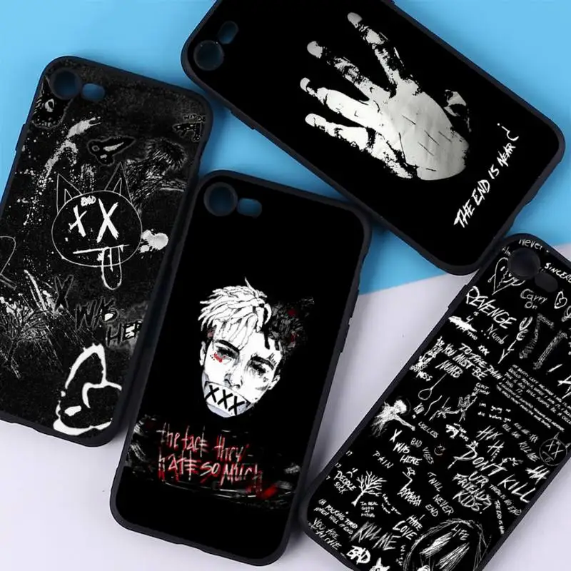 

YNDFCNB Sad Boys XxxTentacion Rapper Phone Case for iPhone 11 12 13 mini pro XS MAX 8 7 6 6S Plus X 5S SE 2020 XR cover
