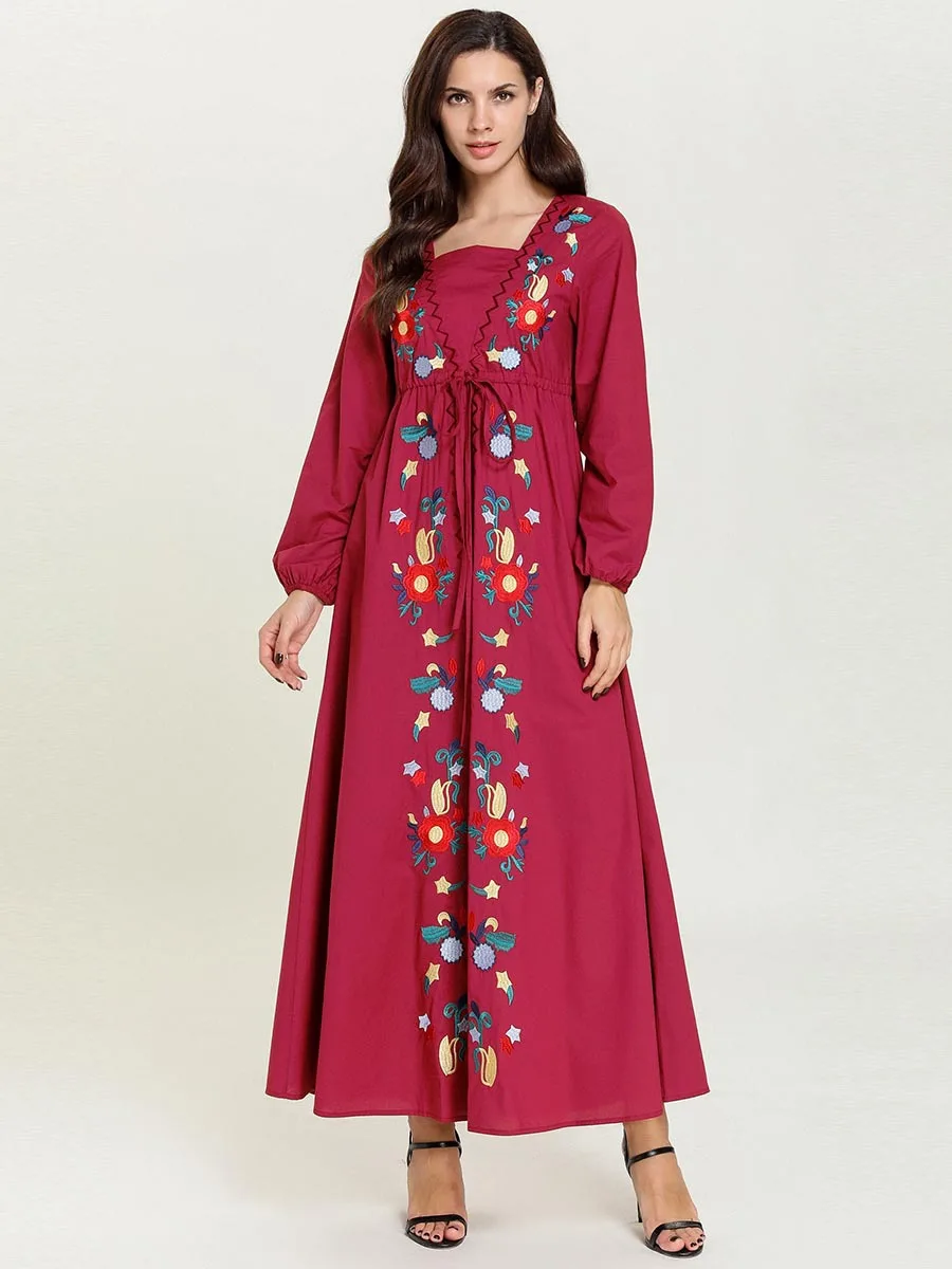 Abaya Турция благородный и удобный арабский Женский Галстук большого размера с