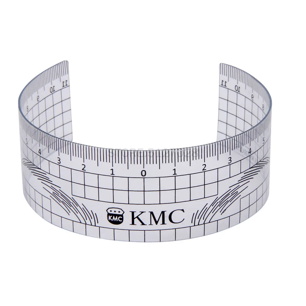 Многоразовая Полуперманентная линейка для бровей 1 шт. инструмент измерения