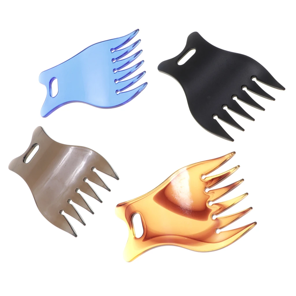 

Smooth Hair Pick Comb Afro Lift Detangle Hair Comb, Plastic Hair Brushes for Man