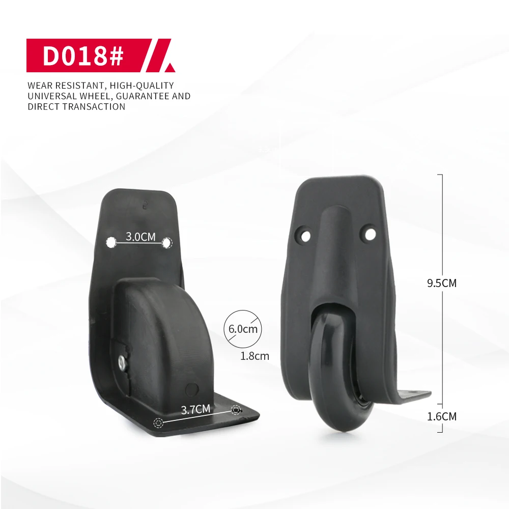 DiLong D018 Travel suitcase universal instead wheel accessories  boarding suitcase wheels mute repair and reinforcement casters