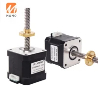 screw stepper motor 17hs4401 t8 screw length 300mm with copper nut lead for cnc laser and 3d printer motor nema 17 screw