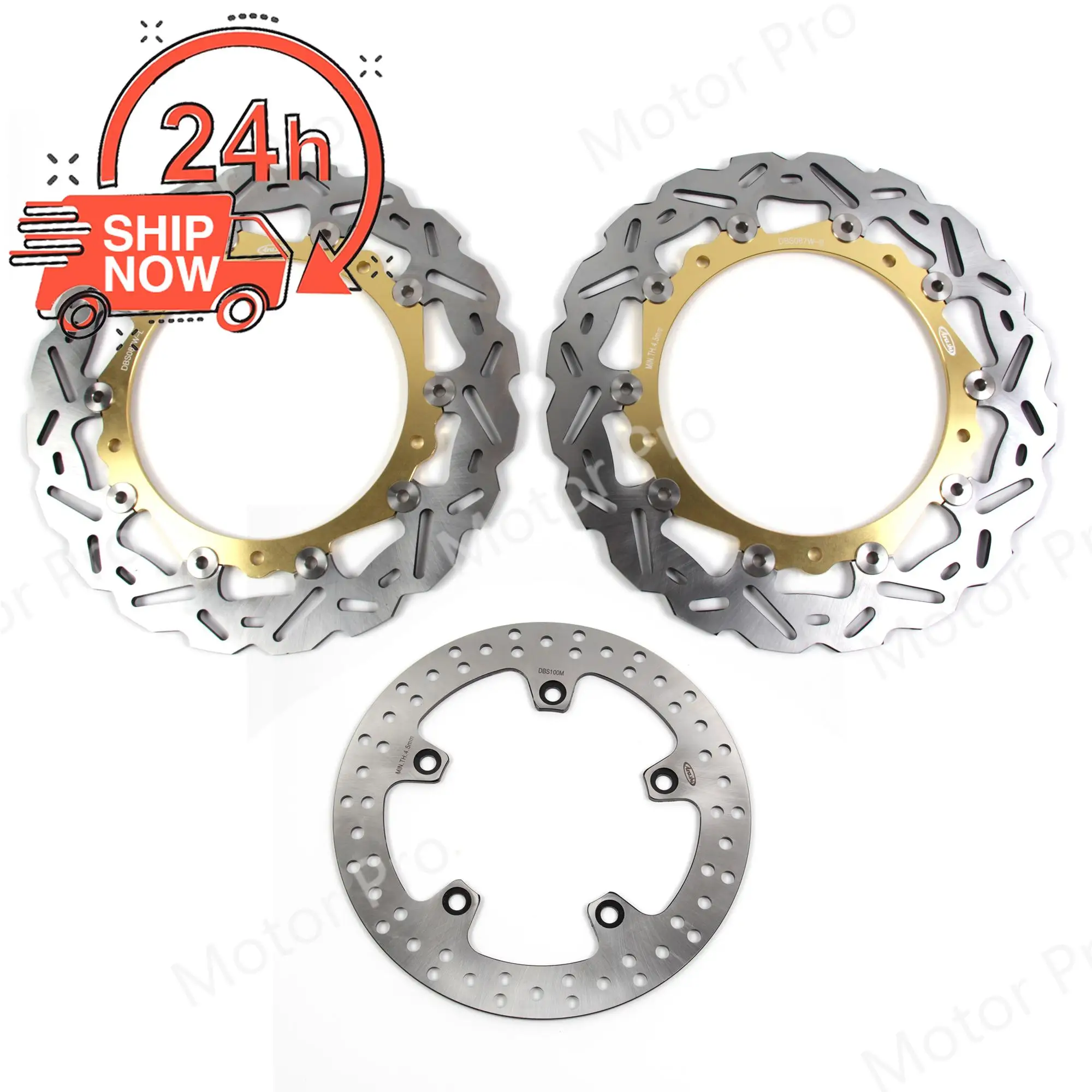 

For Bmw S1000XR 2015 2016 Front Rear Brake Disc Disk Rotor Kit Motorcycle Accessories S 1000 XR S1000 1000XR 15 16 BLACK GOLD
