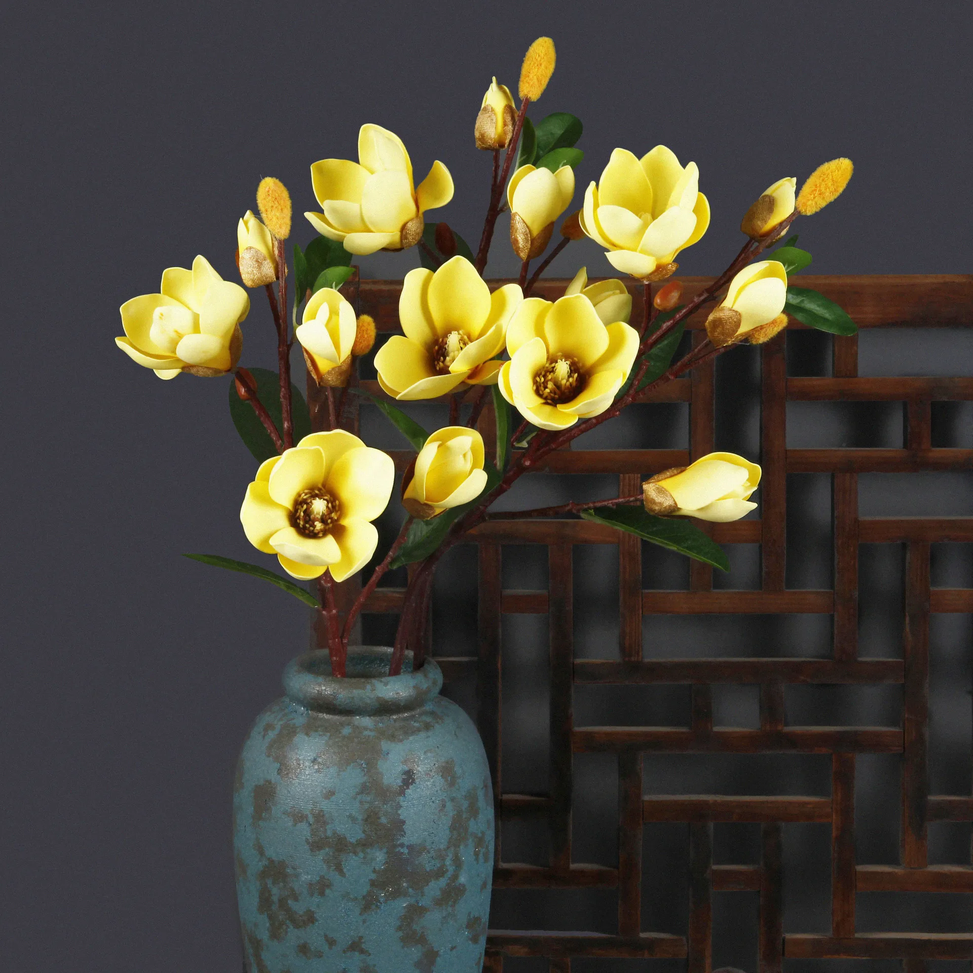 

5 цветов магнолии 75 см искусственные цветы