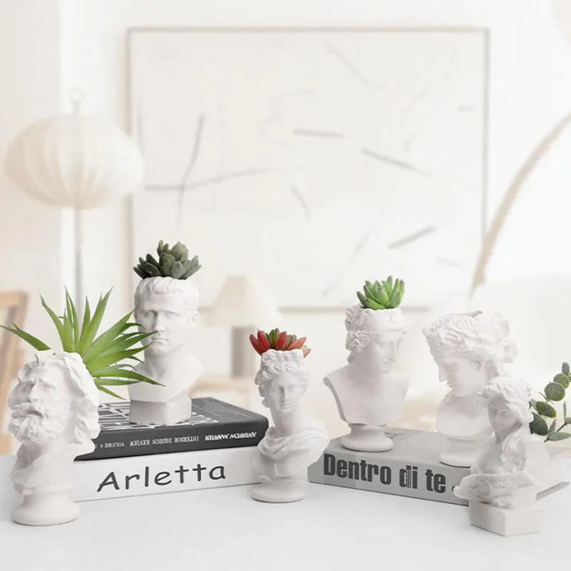 Ваза из смолы для домашнего декора ваза с цветами держатель ручек цветочный