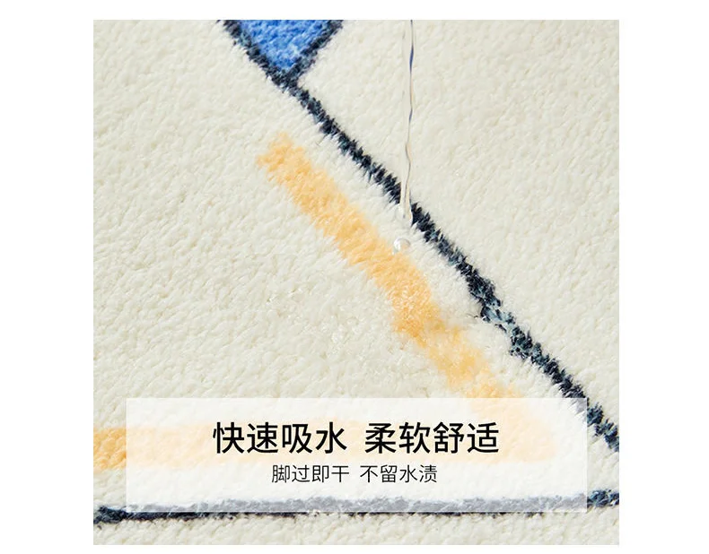 cartoon bathroom mat water absorbing floor mat for toilet shower home bedroom door mat bathroommat room decor kitchen rugs free global shipping