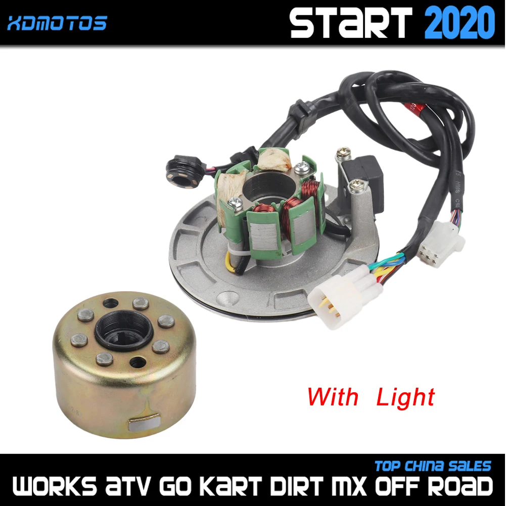 

Motorcycle Magneto Stator Rotor High Speed Motor Kits Without Light For Zongshen 150cc 155cc Engine KAYO SDG SSR Dirt Pit Bike