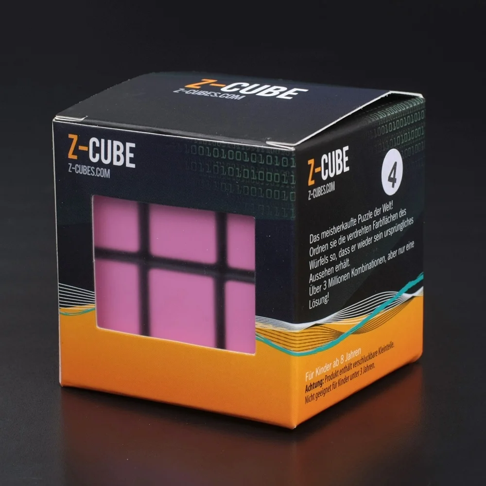Новинка Z-cube 3x3 зеркальный куб Волшебная с импортной пленкой синяя и розовая