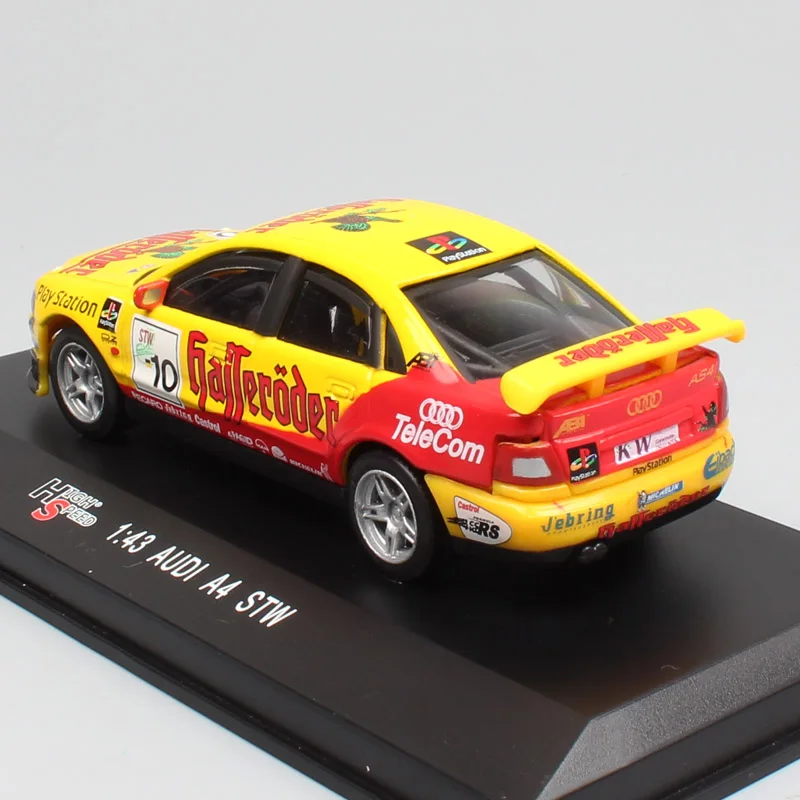 1/43 весы высокоскоростные маленькие Audi A4 STW ADAC No#45 Biela No#10 touring Diecasts& Toy Vehicles гоночный автомобиль игрушки модель акриловая коробка