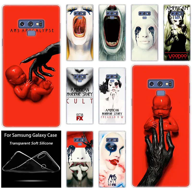 Роскошный силиконовый чехол с американской историей ужасов для Samsung Galaxy Note 10 Pro 9 8