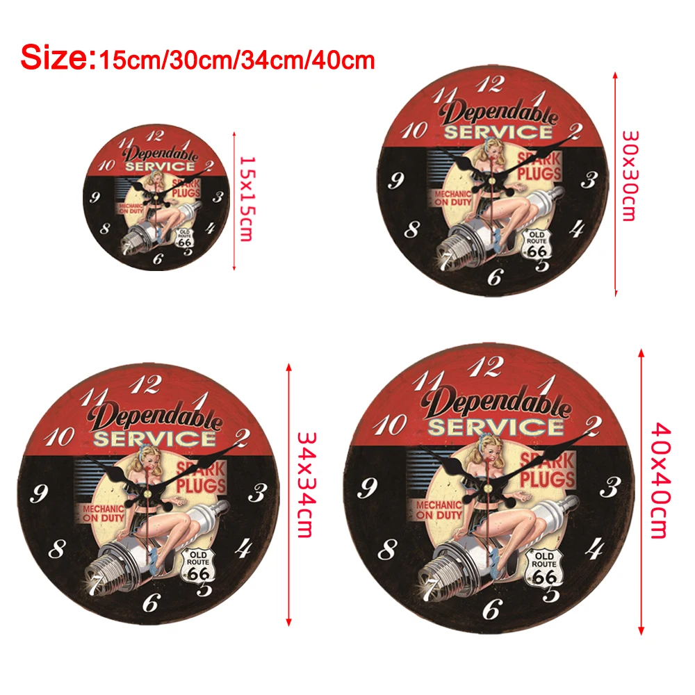 WONZOM римские цифры шеф-повара 12 дюймов круглые настенные деревянные картонные