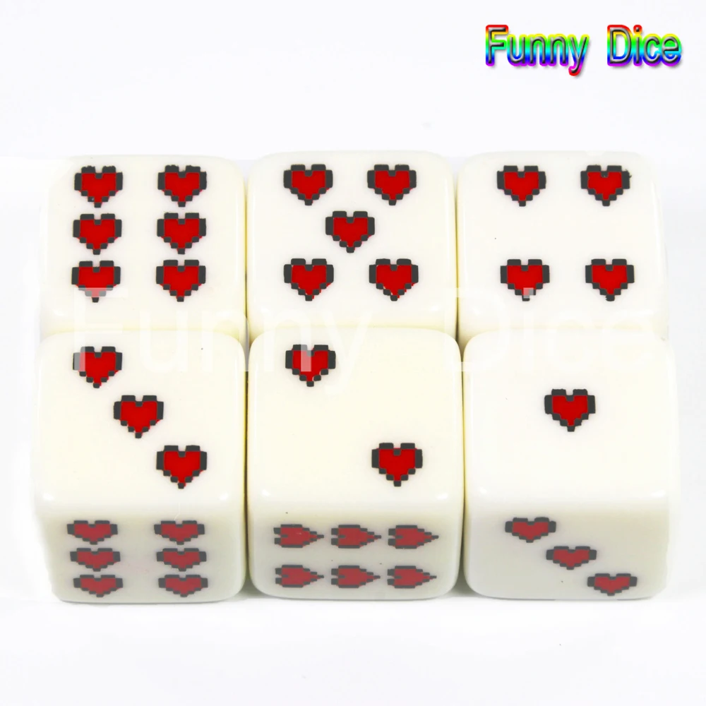 Набор цифровых игральных костей 18 мм пластик 6 видов на выбор | Спорт и