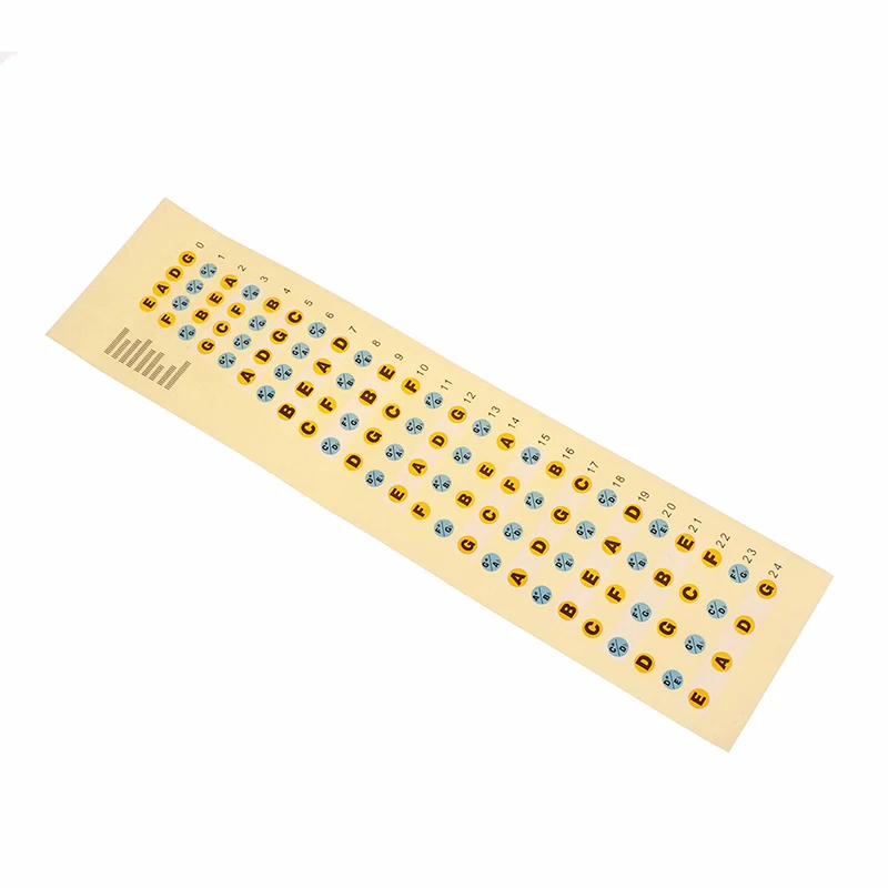 

1PCS Ukulele Fretboard Note Map Sticker Fingerboard Frets Decals For Beginner Practice