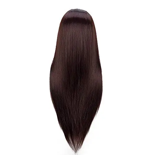 

Mannequin Head with Synthetic Hair and Adjustable Stand 26-28" Blonde for Braiding Hair Styling Training Hairart Hairdressing