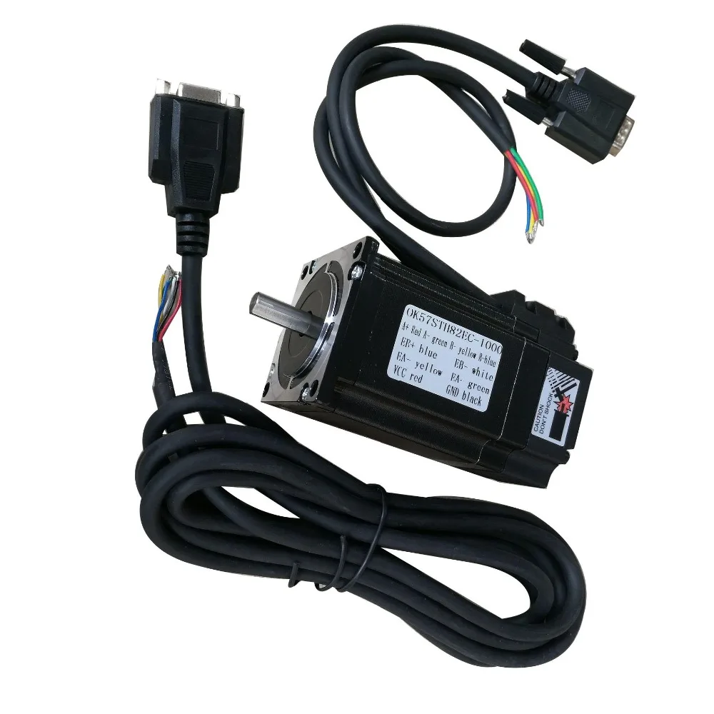 Nema23 57 Высокоскоростной шаговый двигатель с замкнутым контуром 2,2 N 1000 line 57 сервопривод с замкнутым контуром привод шагового двигателя