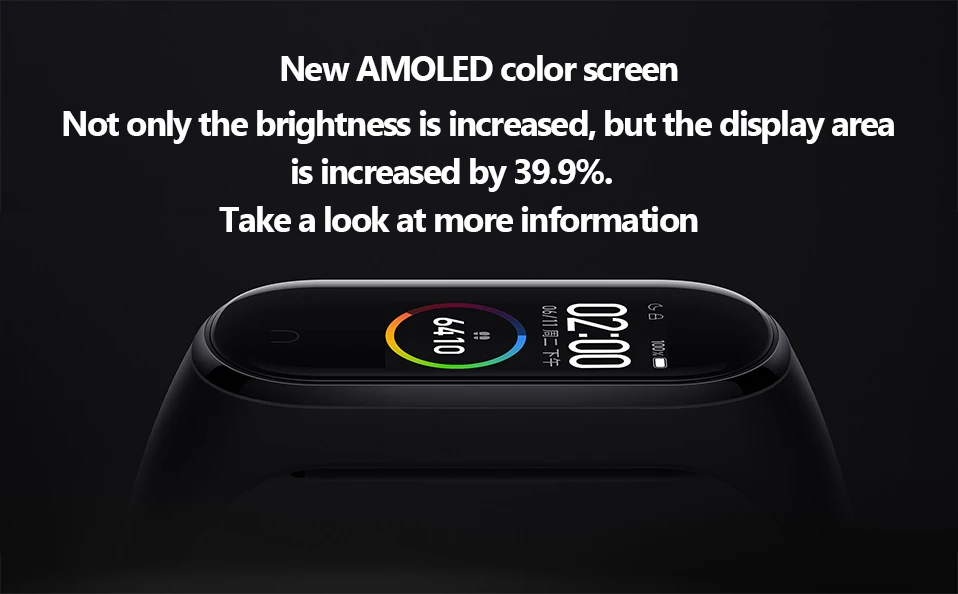 Оригинальные Xiaomi Mi Смарт-часы с 4 полосами AMOLED цветной экран HeartRate Фитнес Спорт 50 атм водонепроницаемый смарт-браслет Bluetooth 5,0