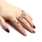 Кольца для женщин, кольца с буквами начального алфавита от A до Z золотого цвета с фианитом, индивидуальные Регулируемые кольца на палец, модные ювелирные изделия