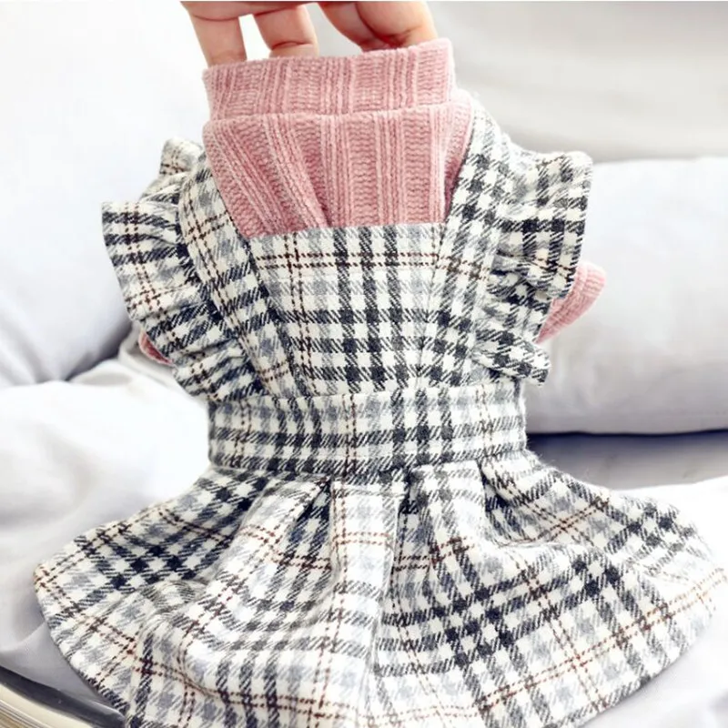 Зимняя одежда для собак толстая флисовая ткань зимнее теплое Женское пальто