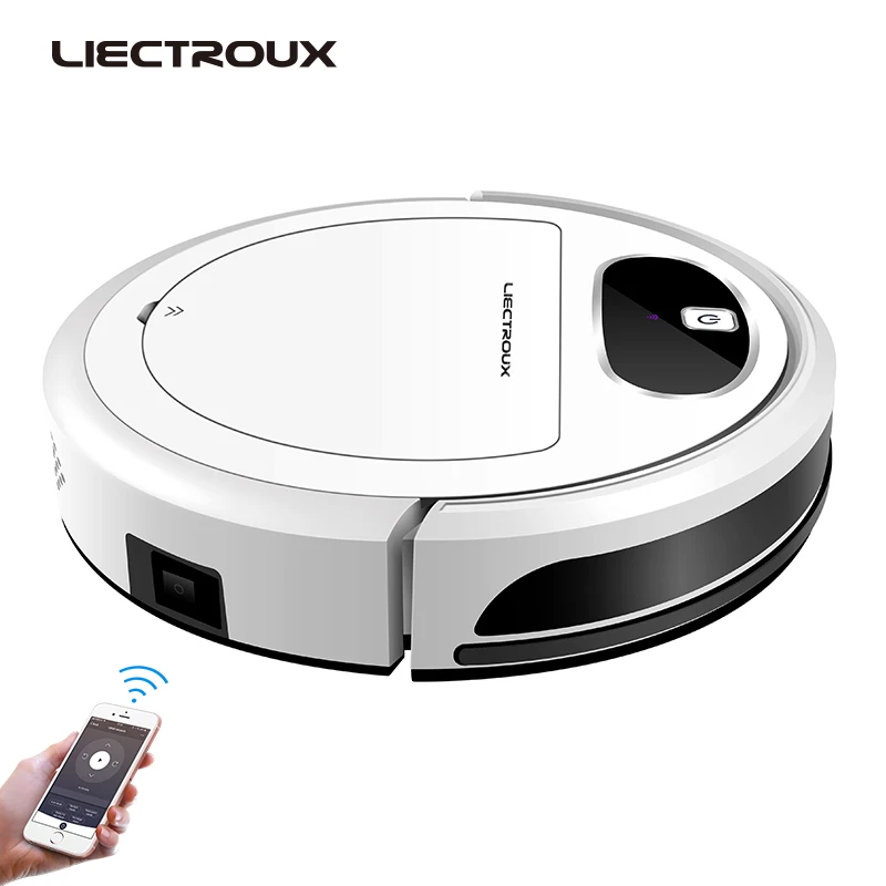 Робот пылесос Liectroux 11S приложение WiFi гироскоп и 2D навигация по карте