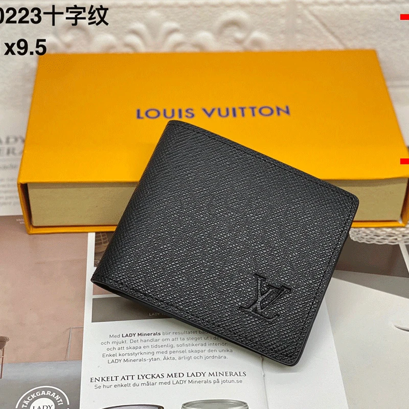 

Luxury Male PU Leather Wallets Men Wallet Credit Business Card Holders Vintage Bifold Short Wallet Purses High Quality Wallets