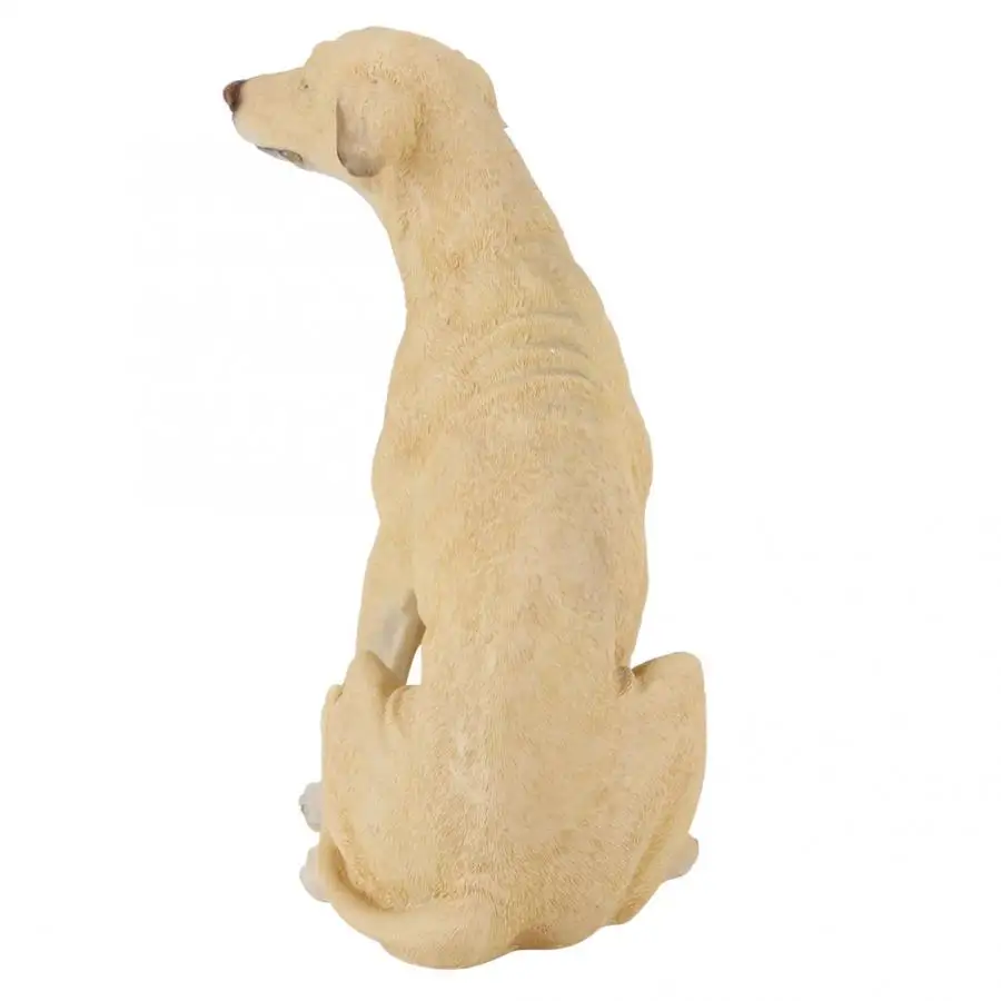 Собака статуэтки миниатюры Пейзаж сада моделирования Смола Животные газон