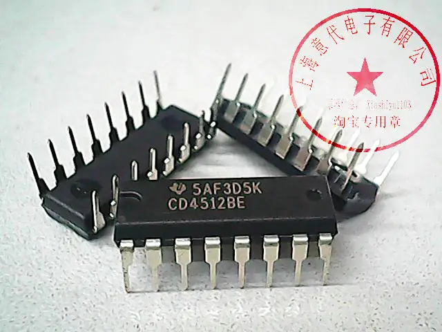 

5 шт. CD4512BE DIP-16