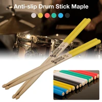 1 pair maple wood drum sticks 5a 7a anti slip electronic drum holder music sticks drumsticks percussion instruments accessories