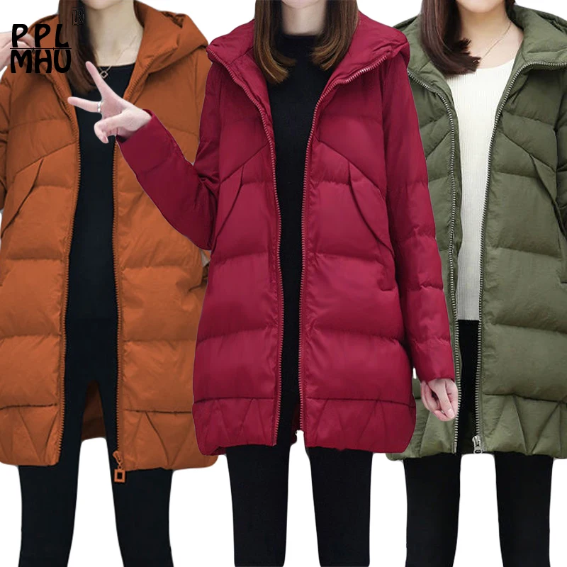 Новинка 2019 модное зимнее женское пальто с подкладом парка капюшоном хлопковая